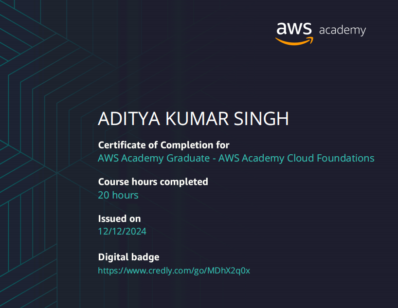 AWS Academy Cloud Foundations